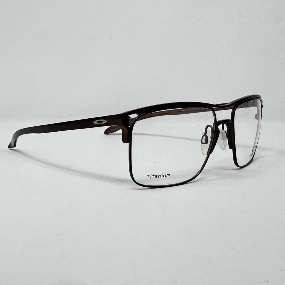 Oakley Holbrook TI RX OX5068-0353 Brushed Grenache Eyeglass Frames 53-17-139 New
